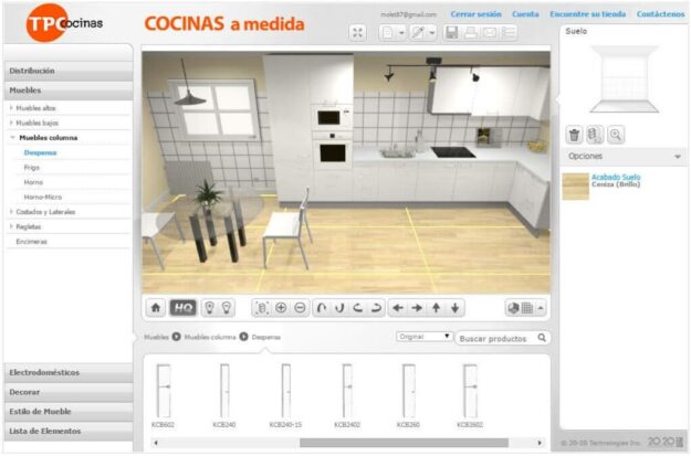 Diseñador de Cocinas 3D